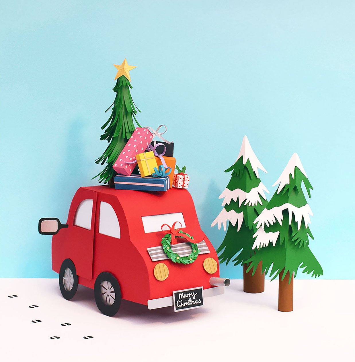 Driving Home For Christmas, 2016 von Isobel Barber