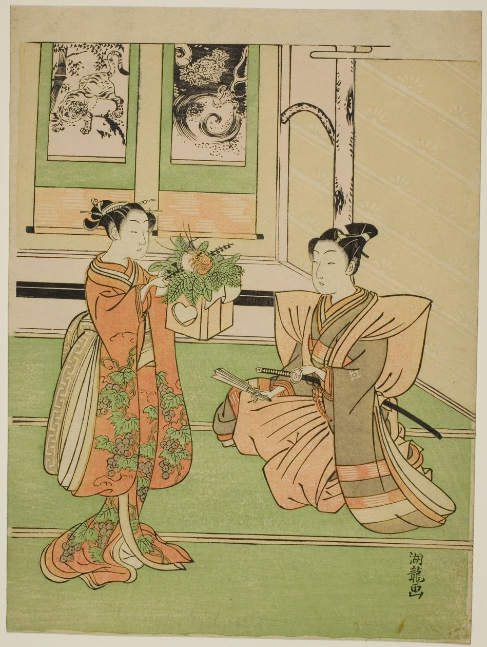 Das Neujahrsangebot von Isoda Koryusai