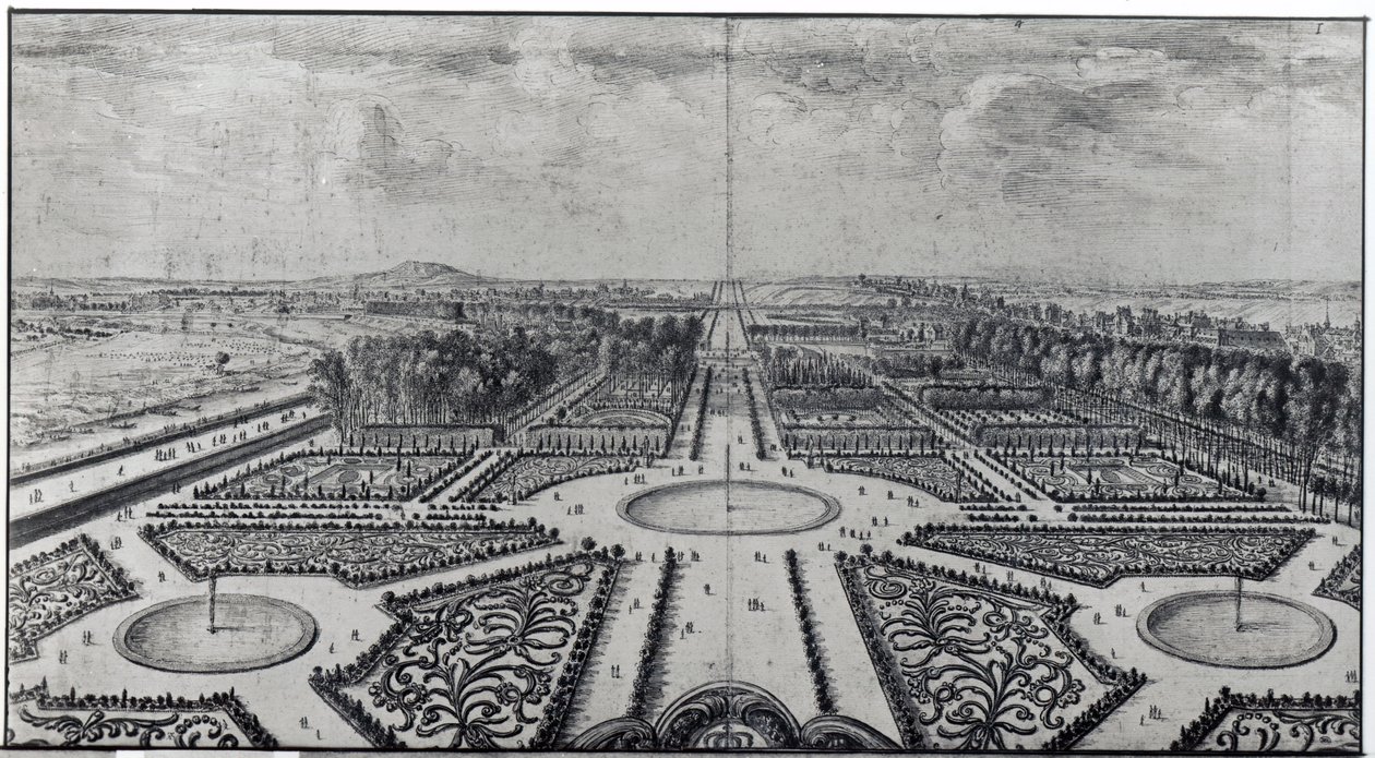 Der Tuileriengarten von Israël Silvestre the Younger