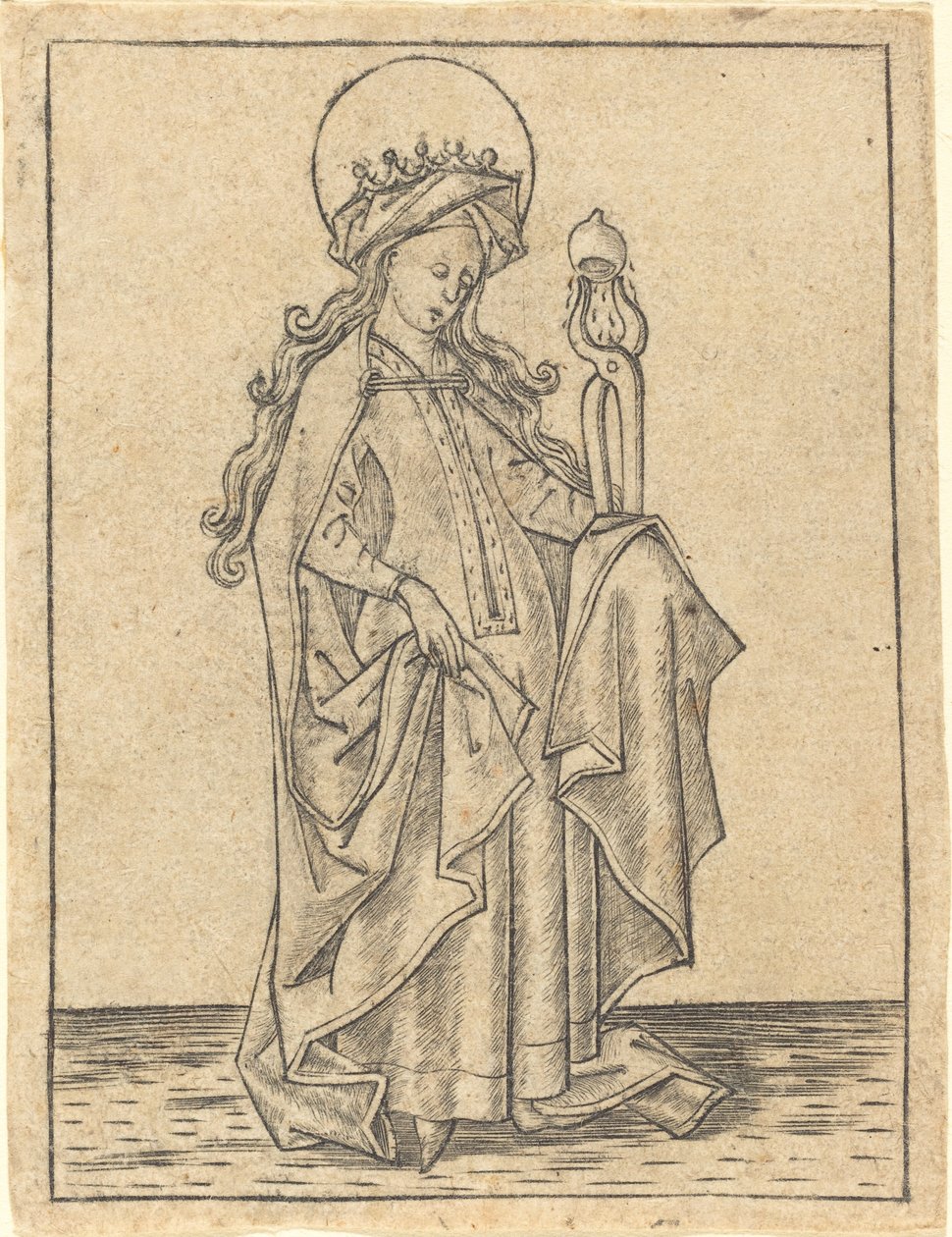 Heilige Agatha von Israhel van Meckenem
