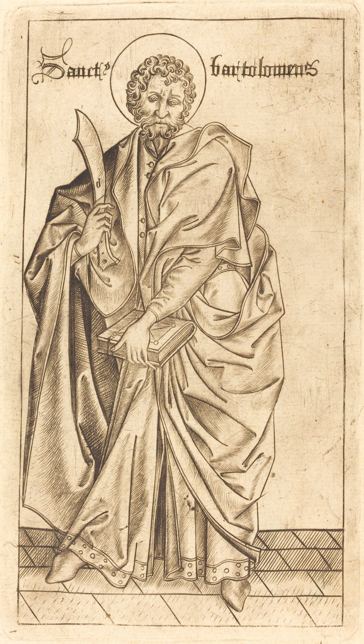 Heiliger Bartholomäus von Israhel van Meckenem