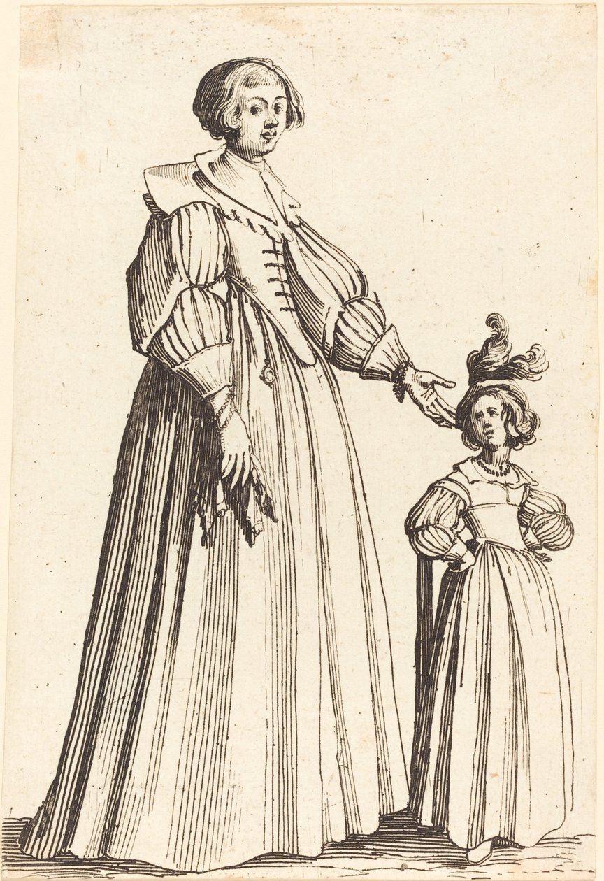 Catherine Kuttinger, Callots Frau von Israël Henriet