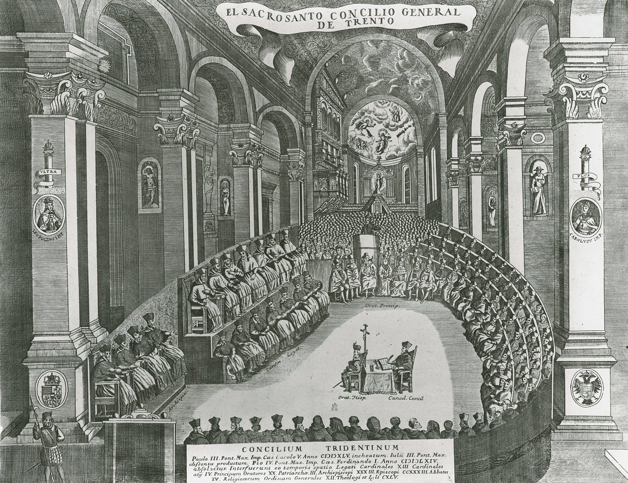 El Sacrosanto Concilio General de Trento von Italian School