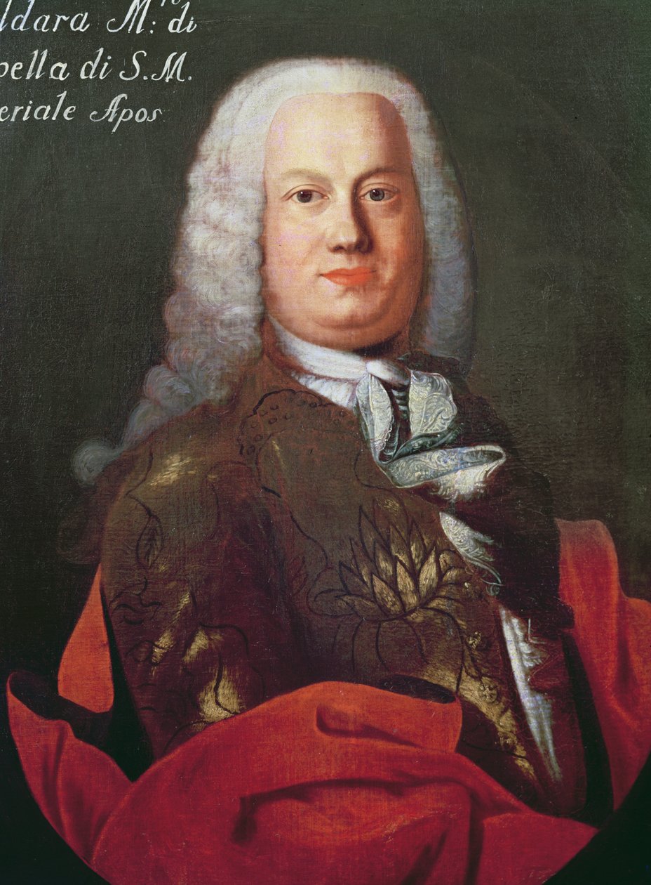 Porträt von Antonio Caldara von Italian School