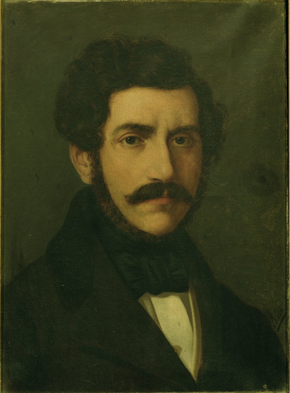 Porträt von Gaetano Donizetti (1797-1848) von Italian School