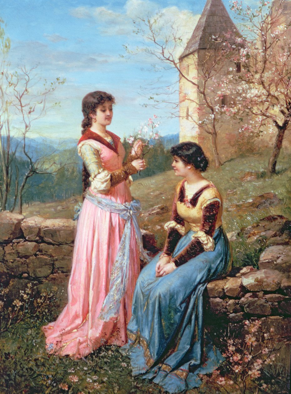Frühling in der Toskana von Italian School