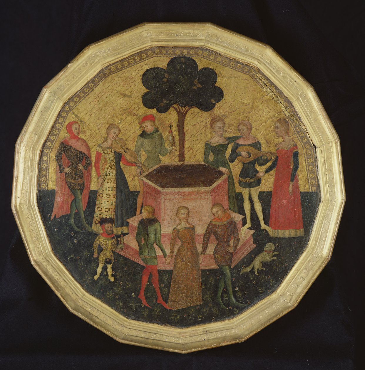 Der Hof der Liebe, ca. 1380 von Italian School