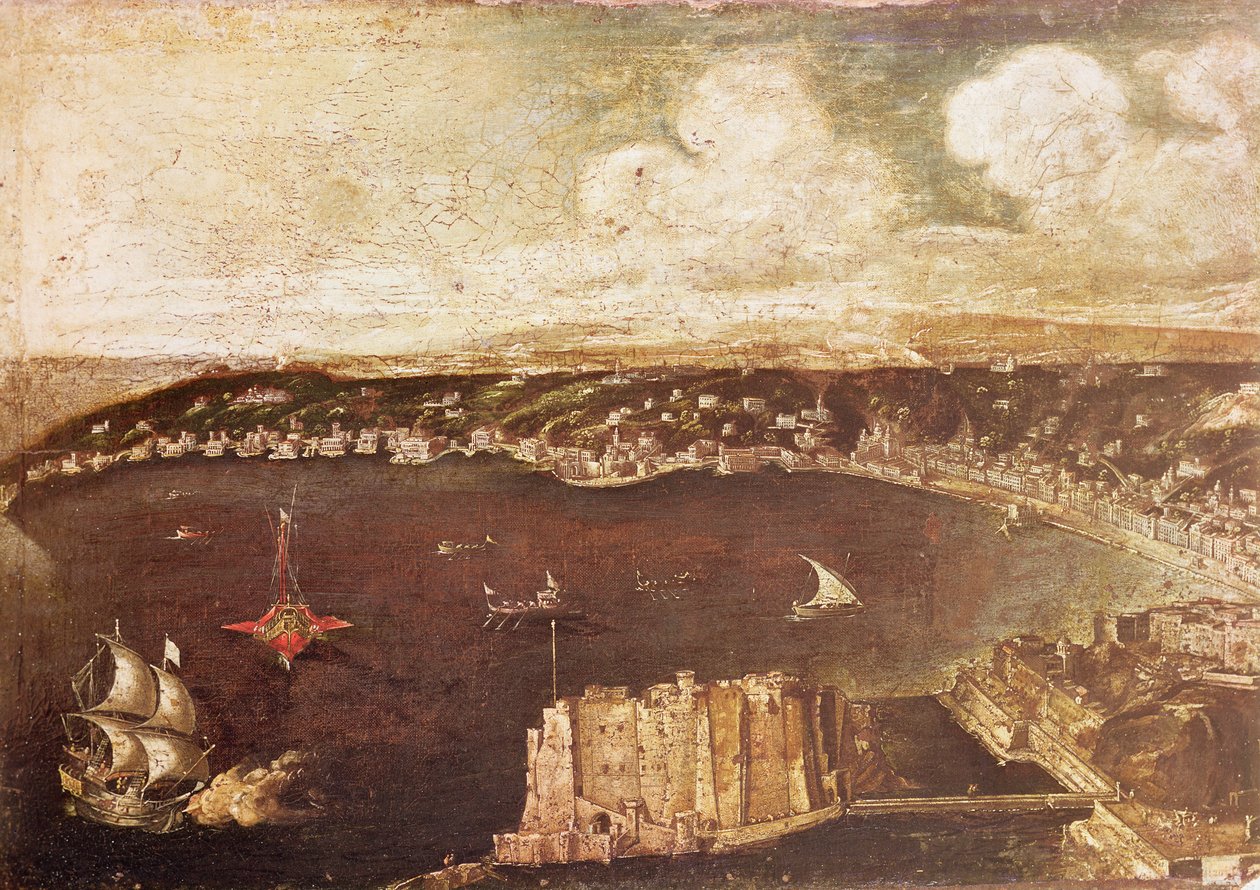 Der Hafen von Neapel von Italian School