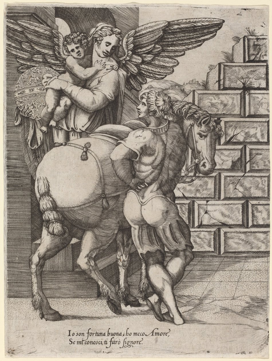 Allegorie des Glücks von Italian 16th Century