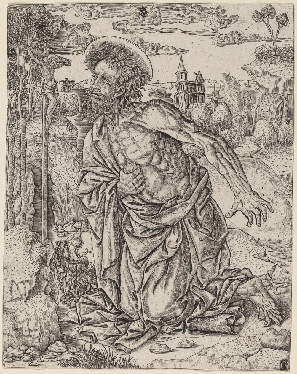 Heiliger Hieronymus in Buße von Italian 16th Century