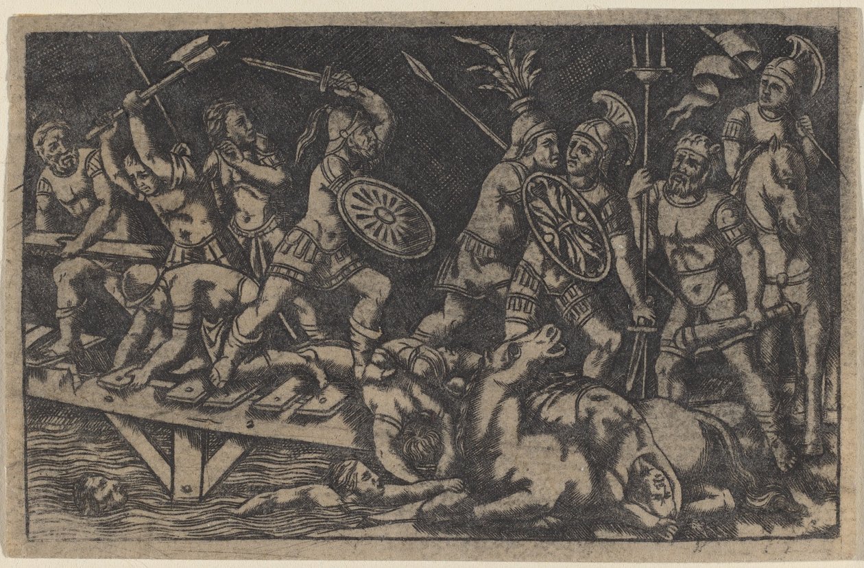 Horatius Cocles von Italian 18th or 19th Century
