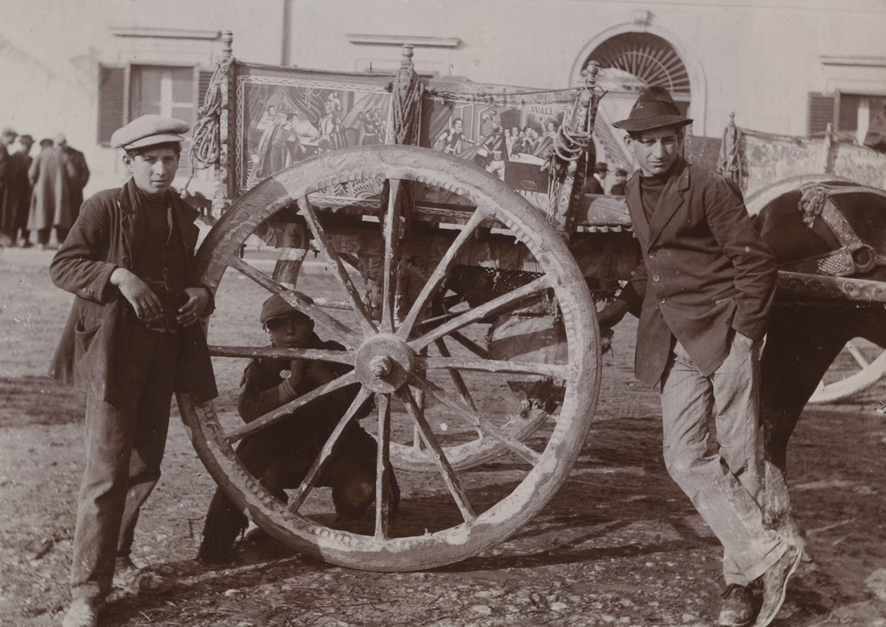 Typischer sizilianischer Karren, 1920 von Italian Photographer