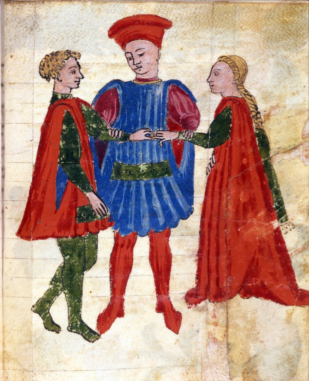 Eine jüdische Hochzeitszeremonie von Italian School