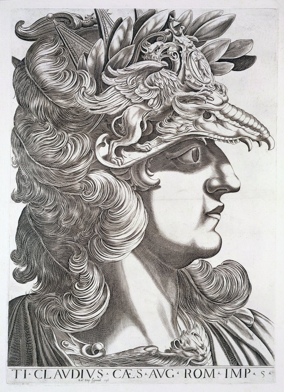Claudius Caesar (10 v. Chr.-54 n. Chr.) von Italian School
