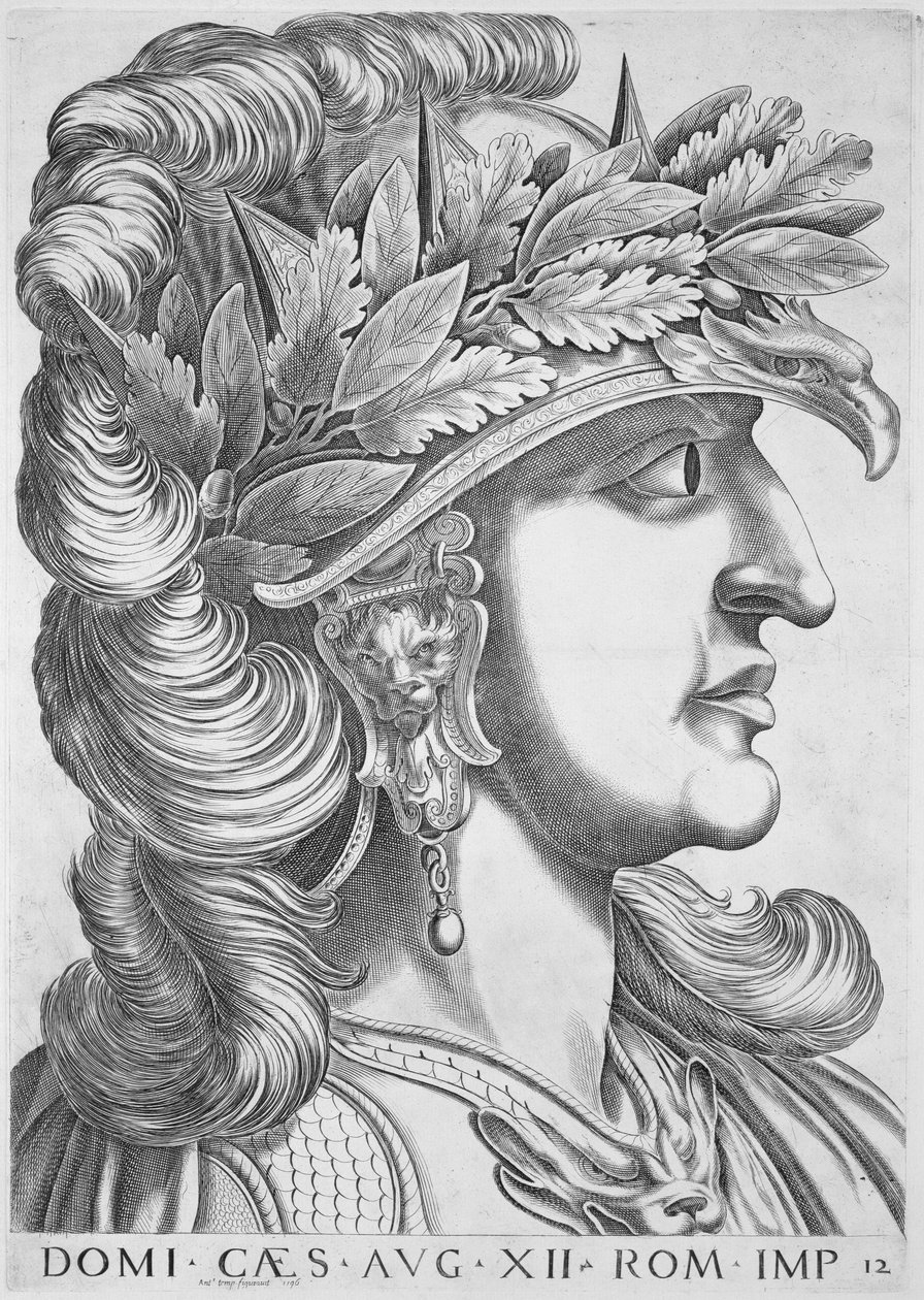 Domitian Caesar (51-96 n. Chr.), 1596 von Italian School