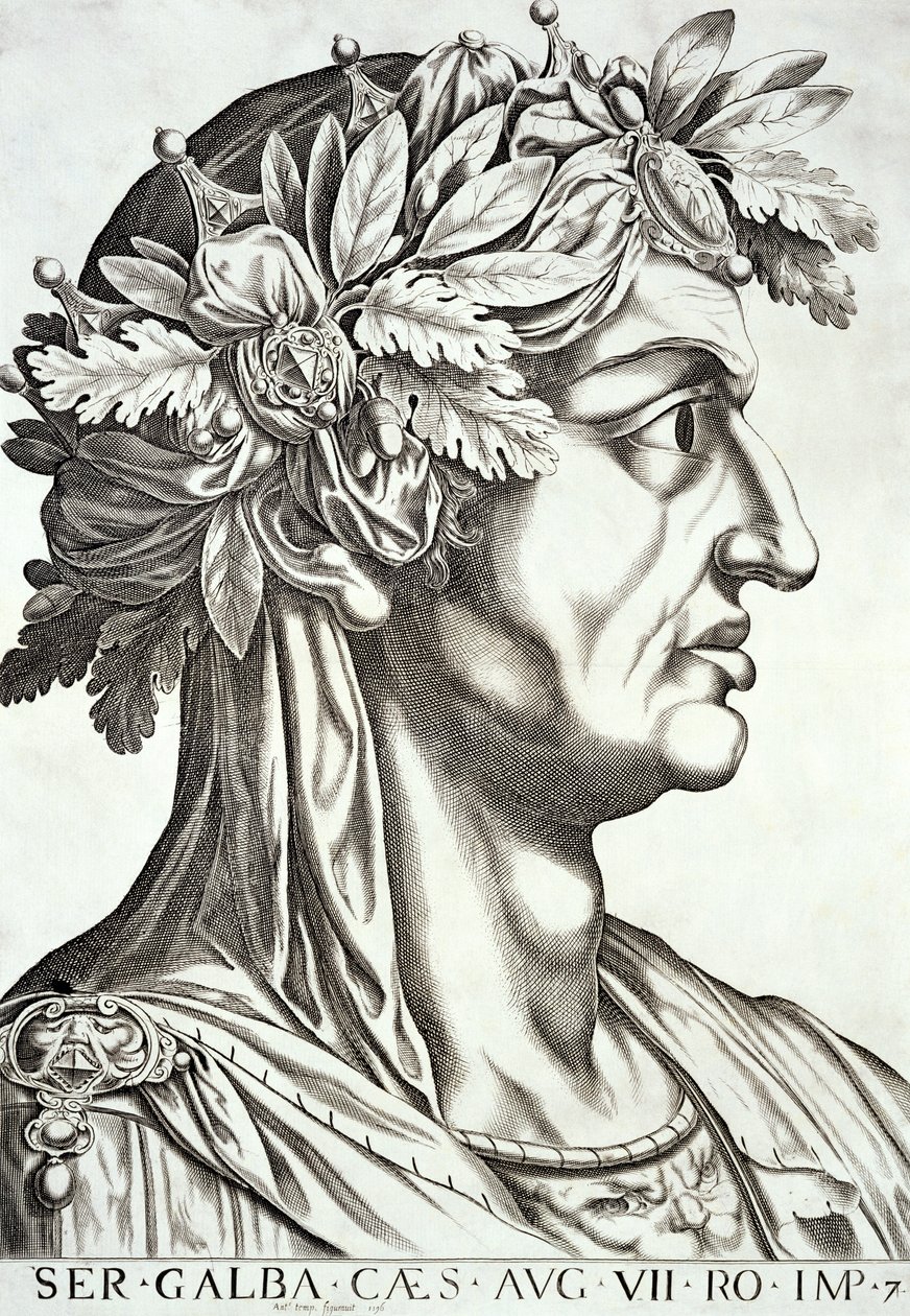 Galba Caesar (3 v. Chr.-69 n. Chr.), 1596 von Italian School