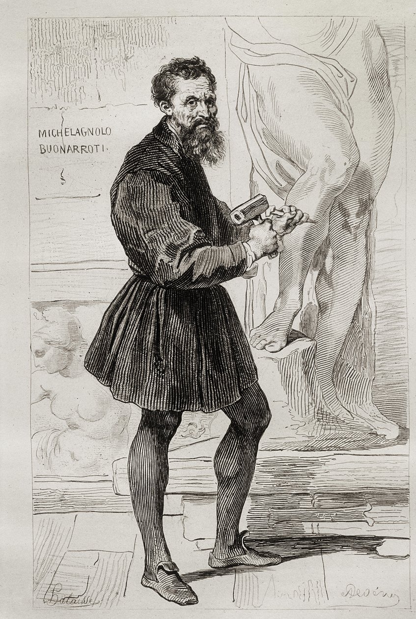 Michelangelo Buonarroti Bildhauer von Italian School