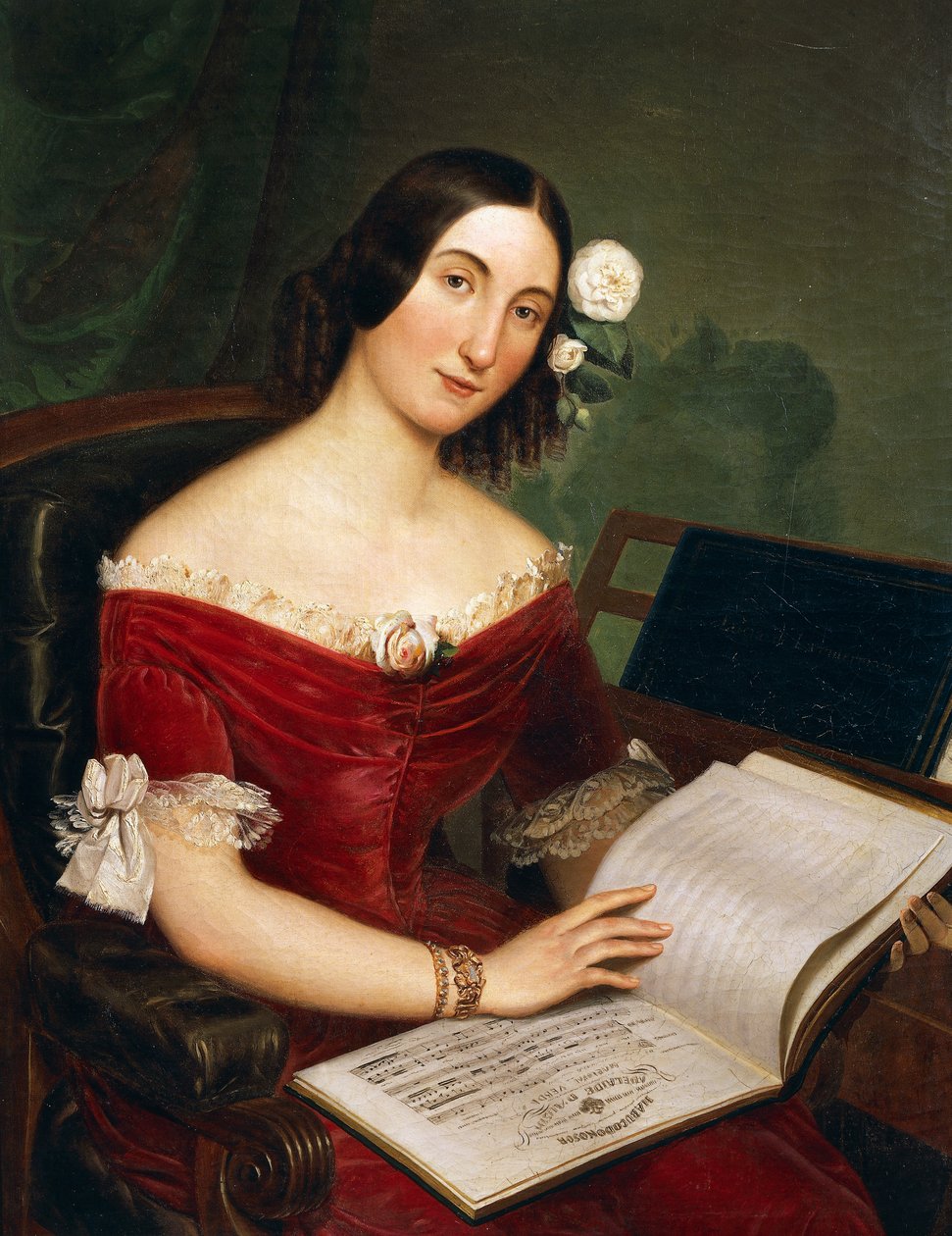 Porträt von Giuseppina Strepponi von Italian School