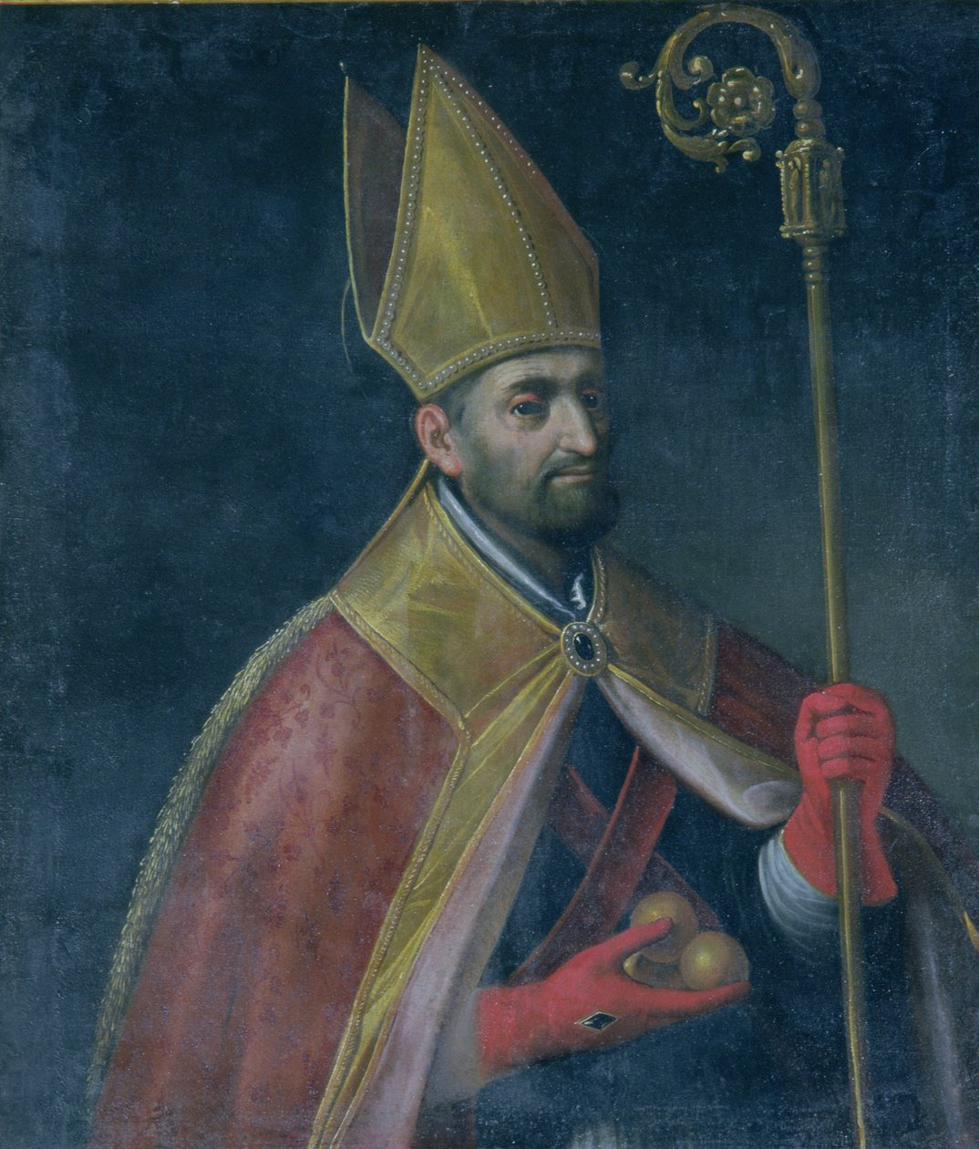 Porträt des Heiligen Nikolaus, 1700 von Italian School
