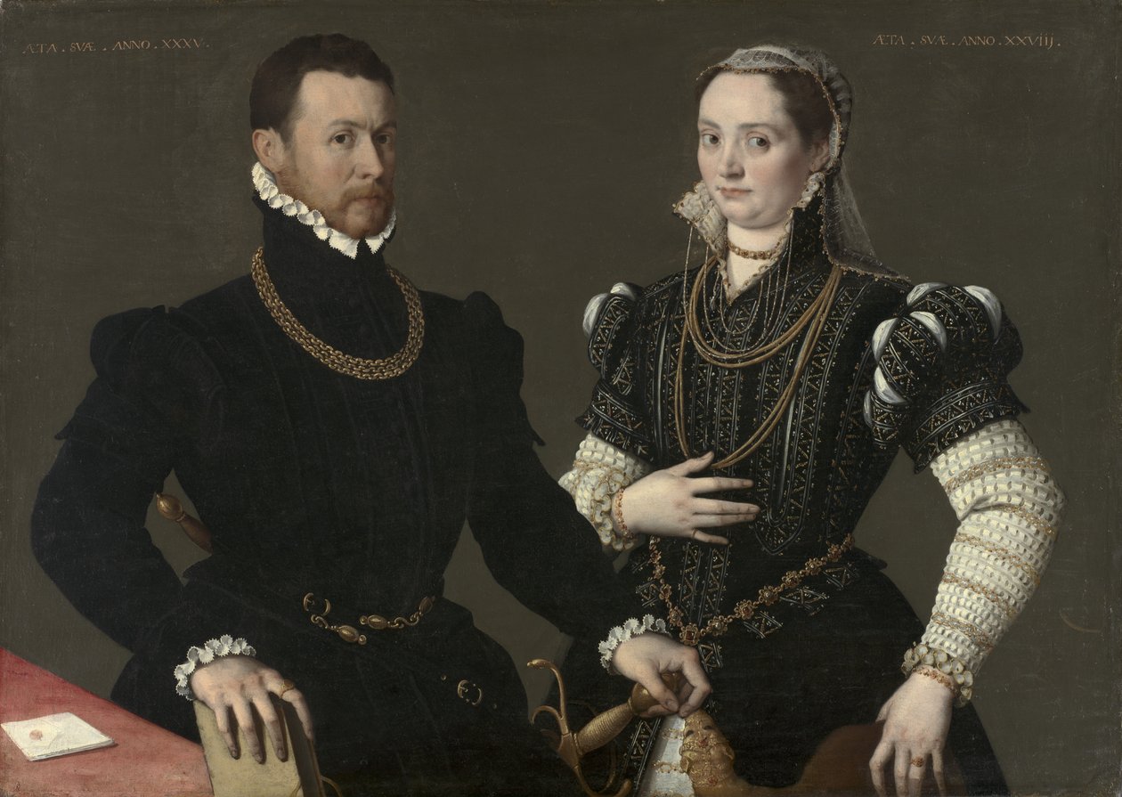 Porträt eines Paares, ca. 1580-88 von Italian School