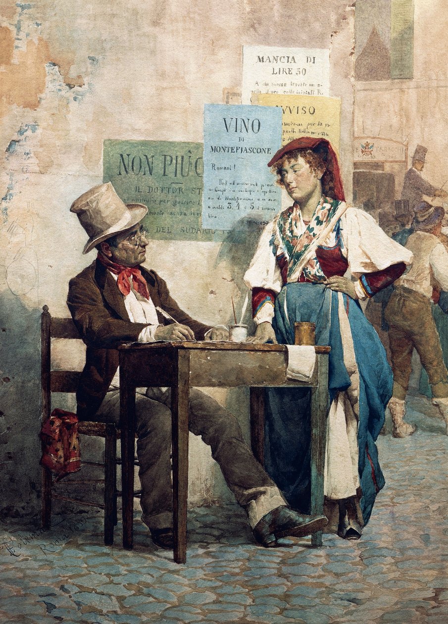 Öffentlicher Schreiber, Italien von Italian School