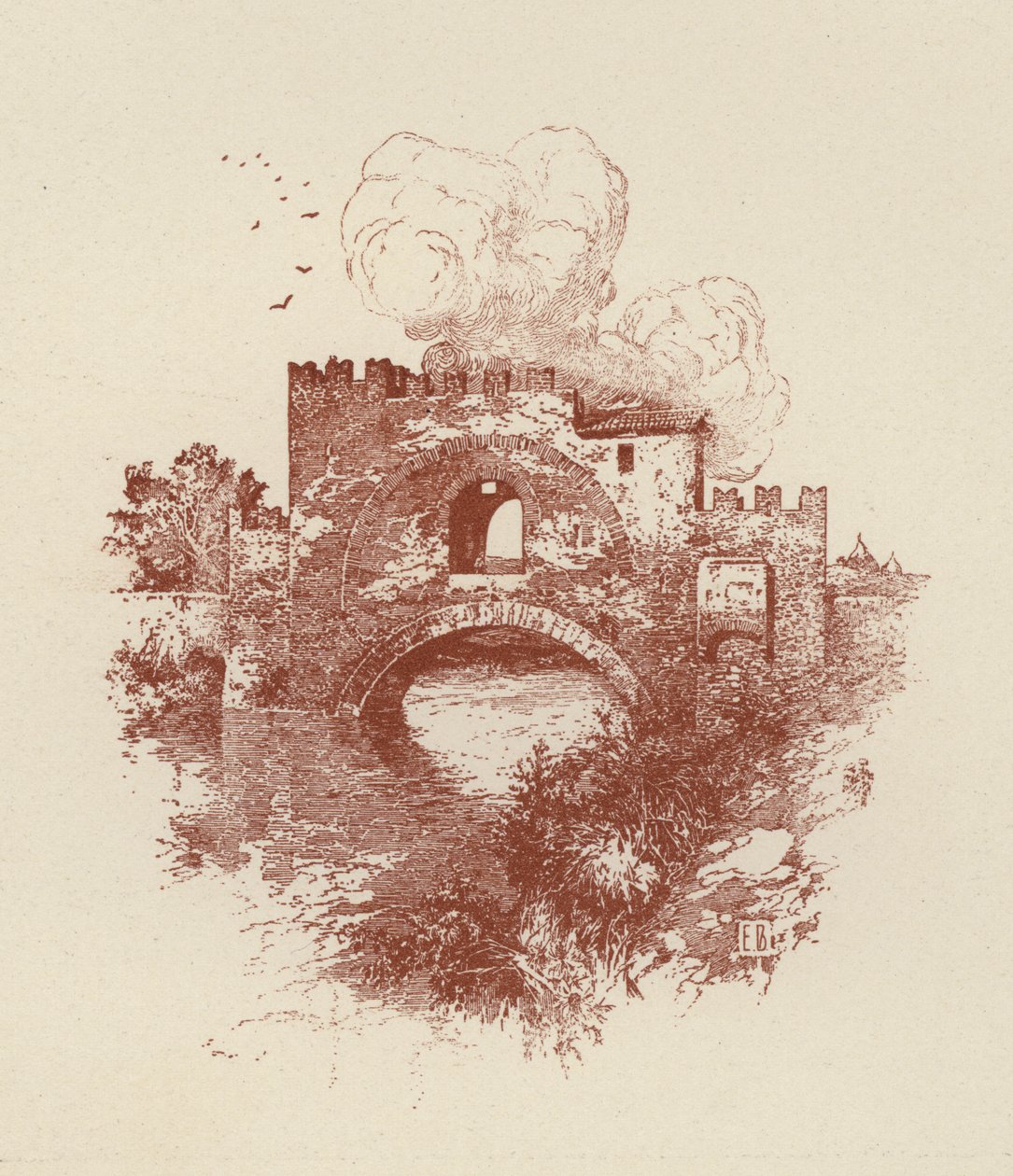 Rom, Ponte Nomentano von Italian School