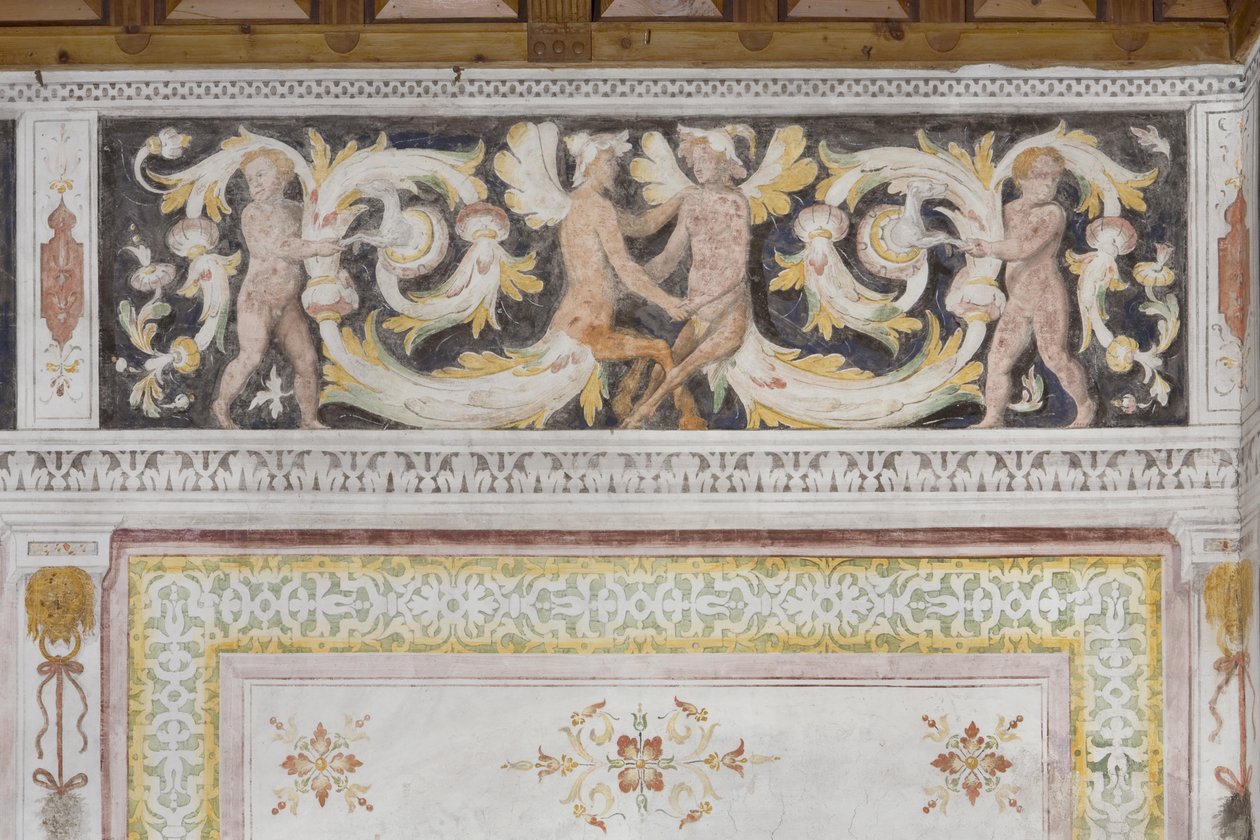 Zimmer der Amorini (Detail) von Italian School