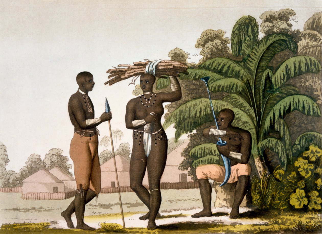 Südostküste: Cafre-Nation, 1820er-30er Jahre von Italian School
