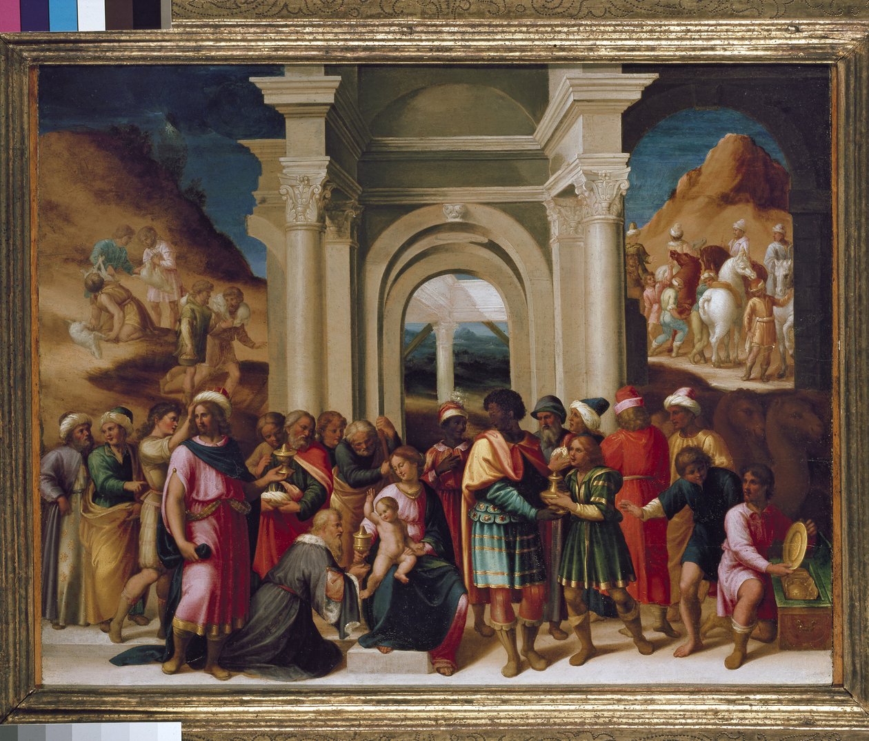 Die Anbetung der Könige von Italian School