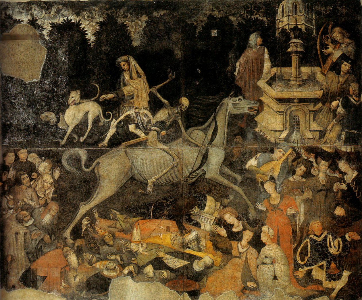 Der Triumph des Todes, ca. 1445-47 (Fresko) von Italian School