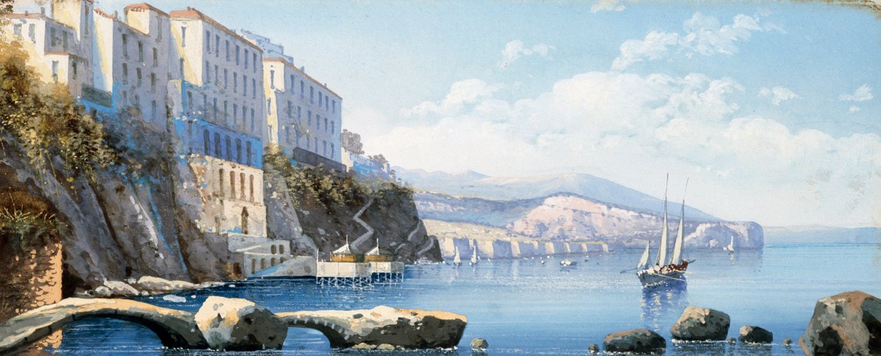 Ansicht von Sorrent von Italian School