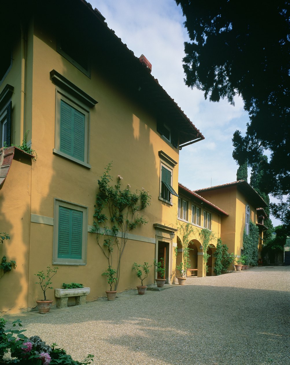 Ansicht des Äußeren von Italian School