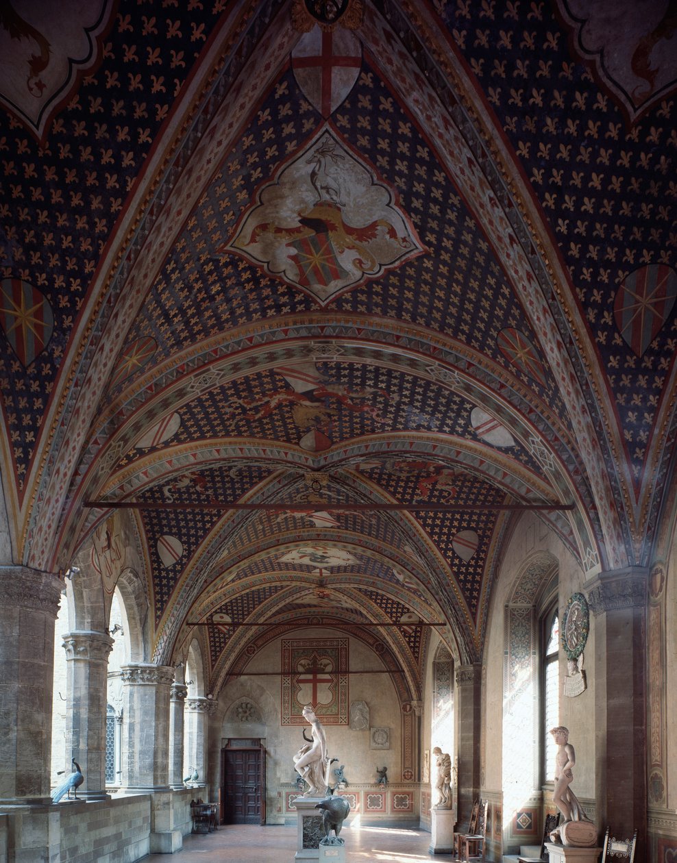 Blick auf das Loggiato von Italian School