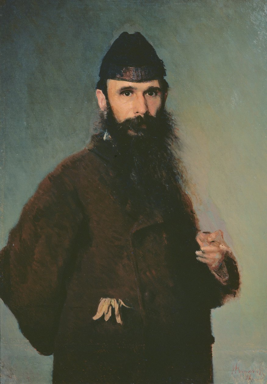 Porträt von Alexander Litovtschenko (1835-90), 1878 von Ivan Nikolaevich Kramskoy