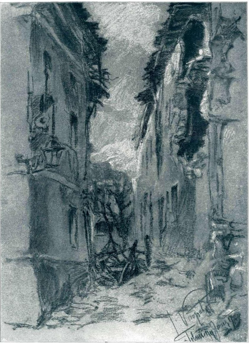 Straße in Tolmin von Ivan Vavpotic