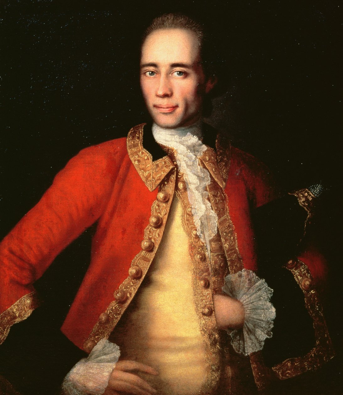 Porträt von Matvey Begichev, 1757 von Ivan Yakovlevich Vishnyakov