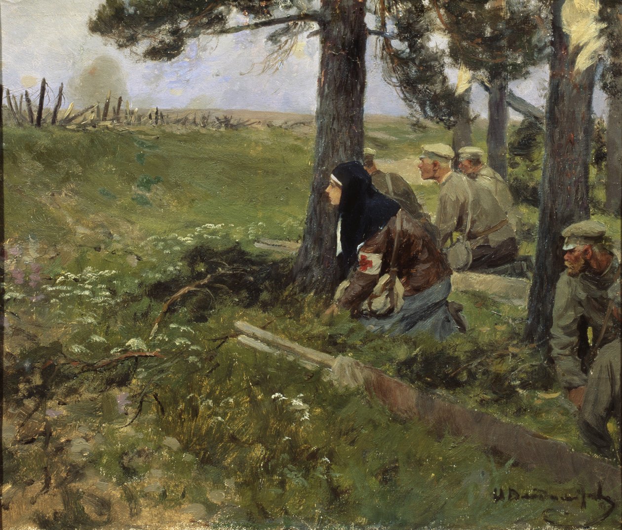 Eine Krankenschwester, 1914-1917 von Ivan Alexeyevich Vladimirov