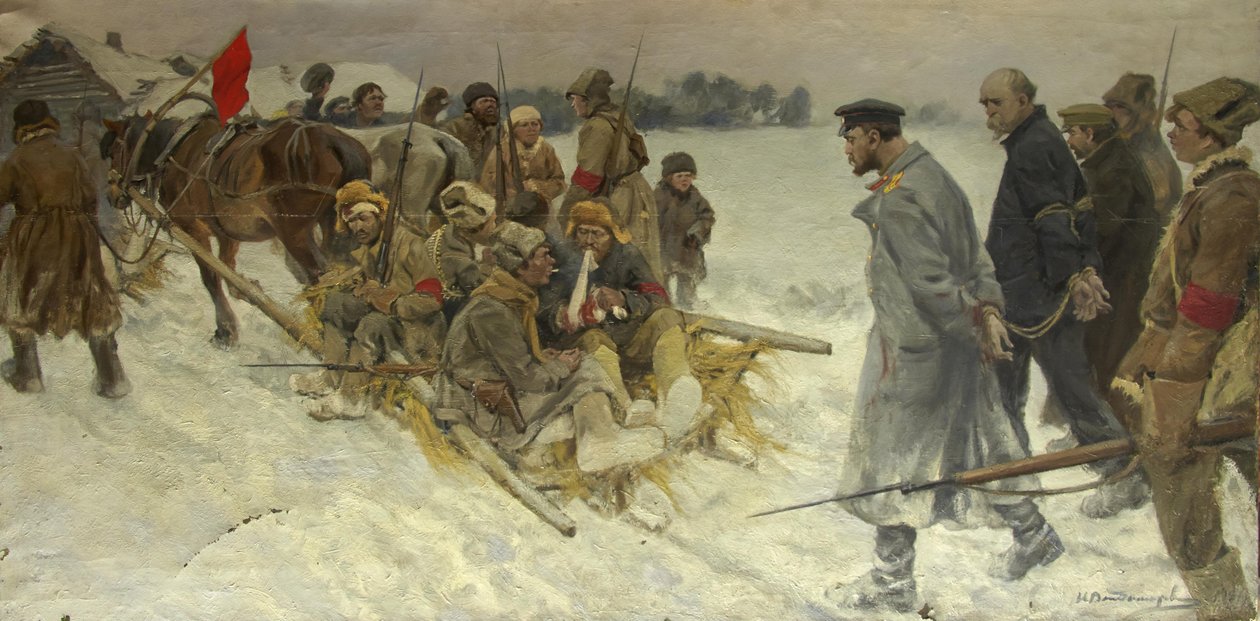 Weiße Gardespione fangen, 1919 von Ivan Alexeyevich Vladimirov