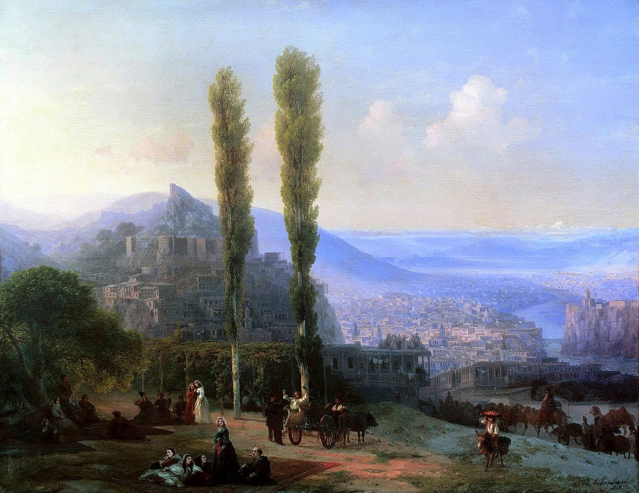 Ansicht von Tiflis, 1869 von Ivan Konstantinovich Aivazovsky