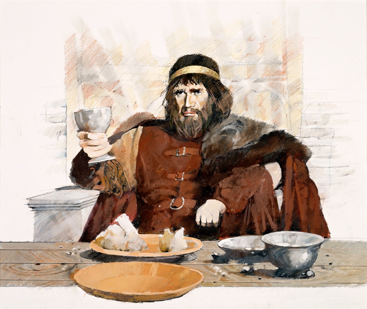 Dunkler Zeitalter-Kornischer König von Ivan Lapper