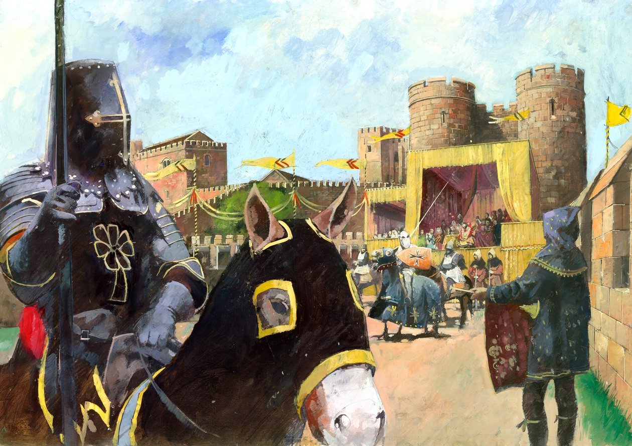 Kenilworth Castle, 14. Jahrhundert, ca. 1990-2010 von Ivan Lapper