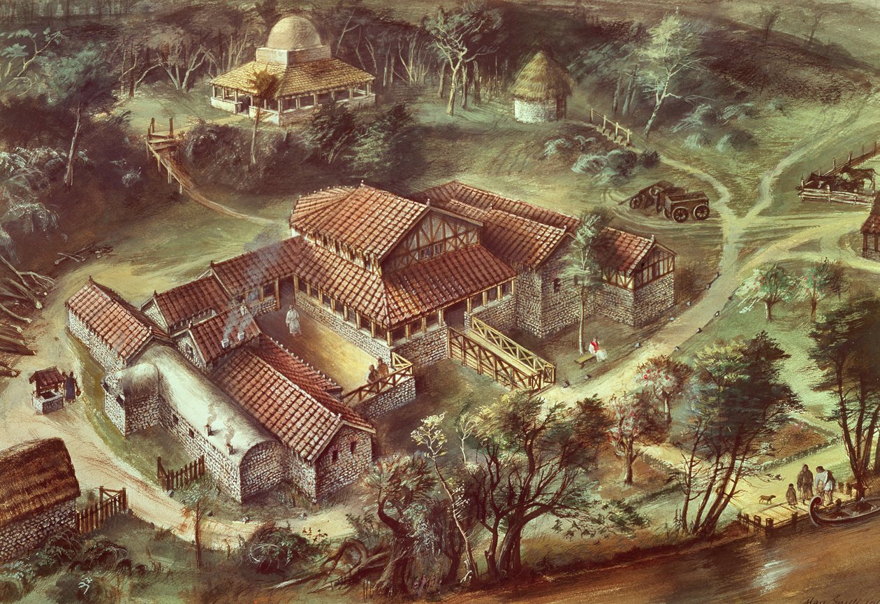 Römische Villa von Lullingstone von Ivan Lapper