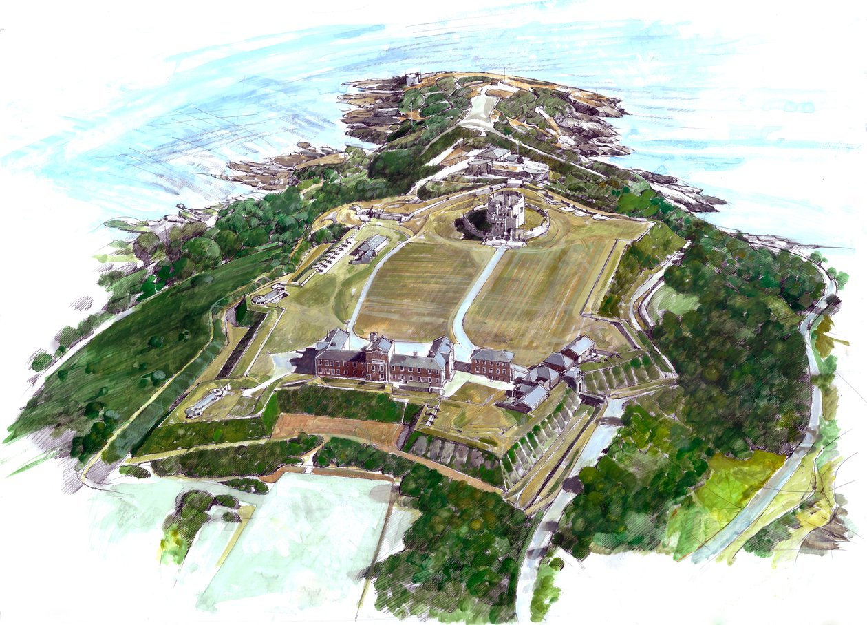 Pendennis Castle, ca. 2010 von Ivan Lapper