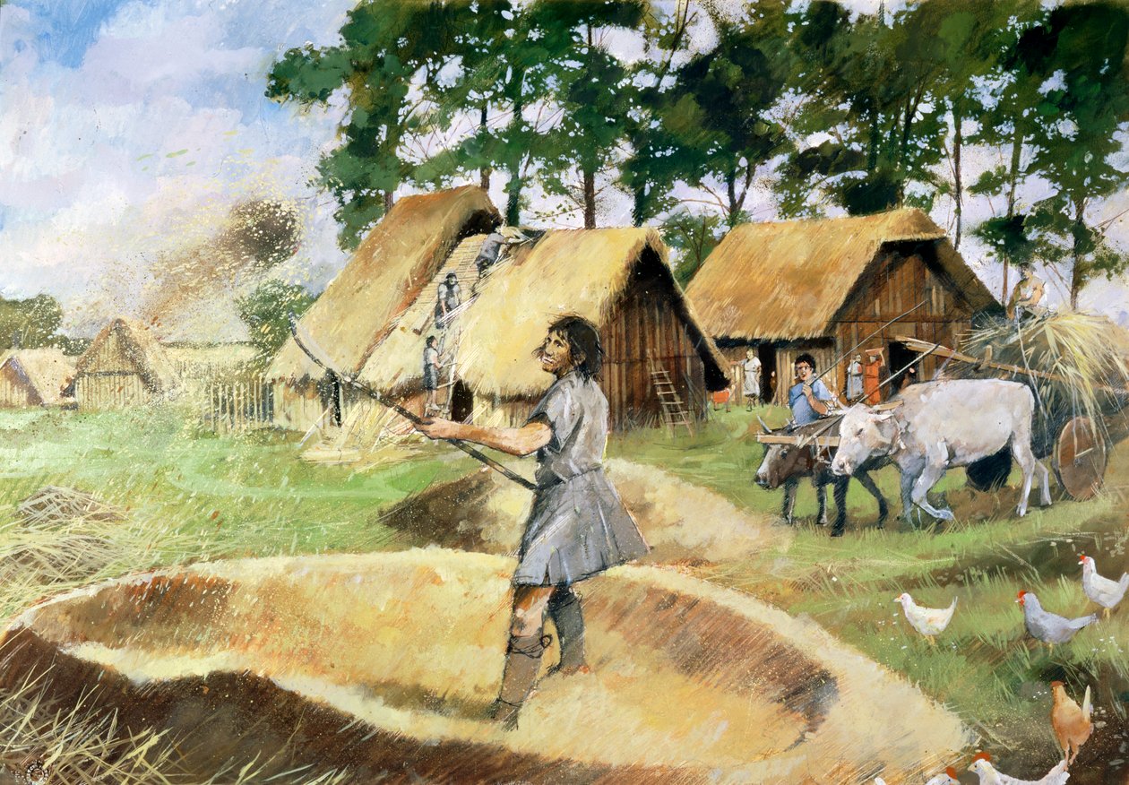Römische Landwirtschaft, ca. 3. Jahrhundert, 1990-2010 von Ivan Lapper