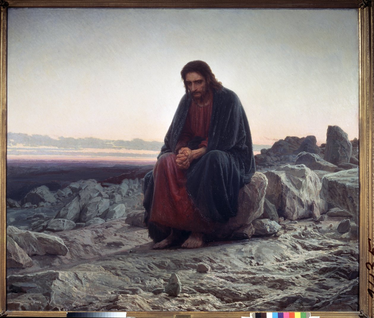 Christus in der Wüste von Ivan Nikolaevich Kramskoy