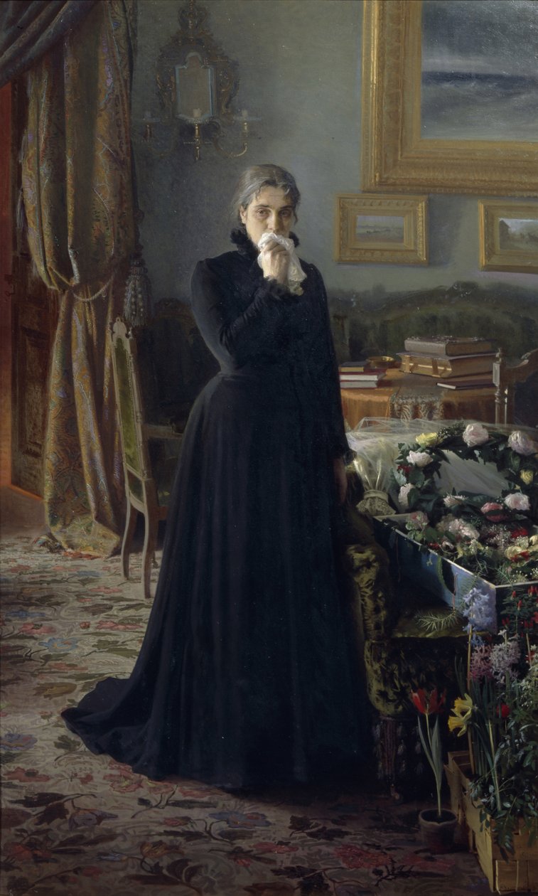 Untröstliche Trauer, 1884 von Ivan Nikolaevich Kramskoy