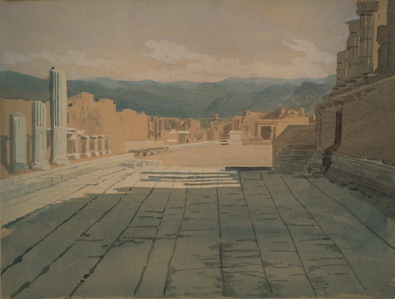 Pompeji, 1876 von Ivan Nikolaevich Kramskoy