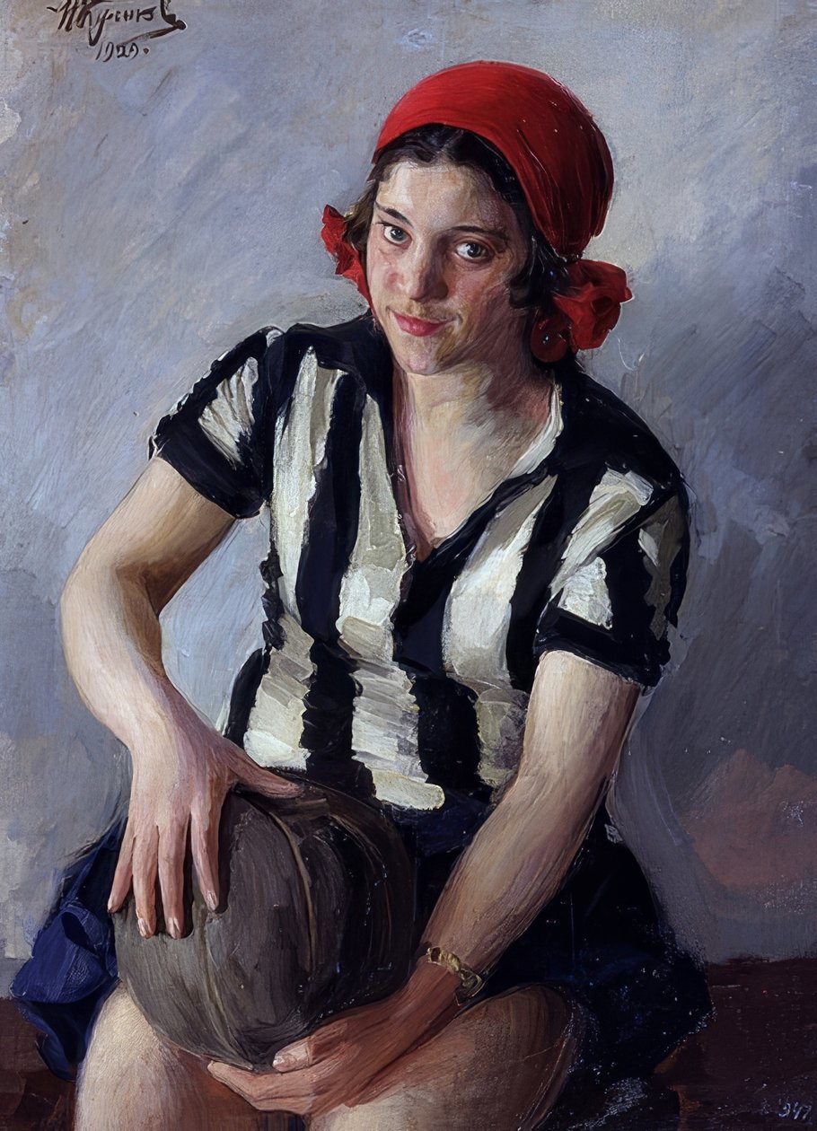 Sportlerin von Ivan Semyonovich Kulikov