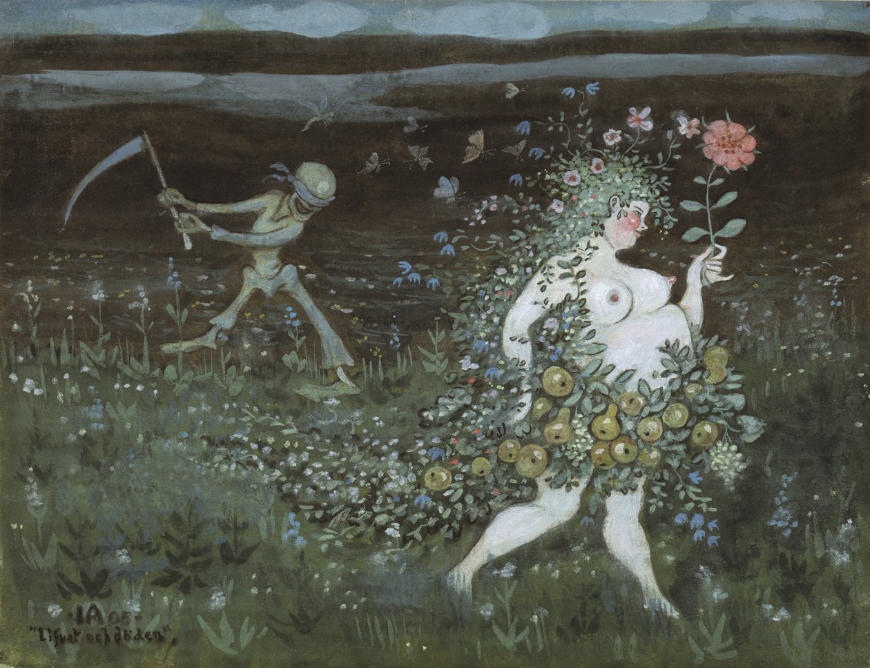 Leben und Tod, 1905 von Ivar Axel Henrick Arosenius