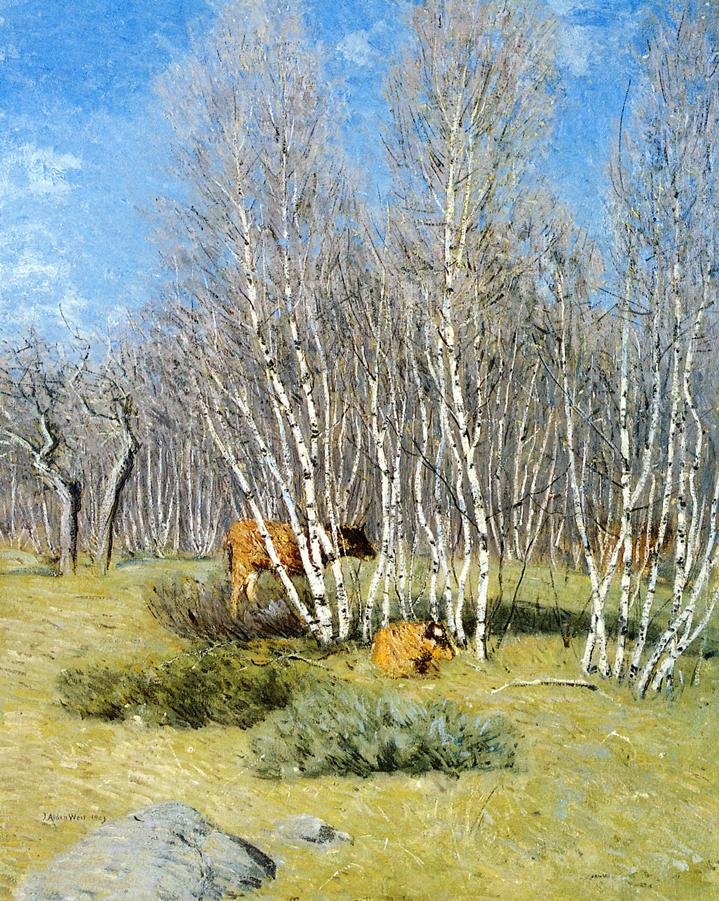 Die Birken von J. Alden Weir